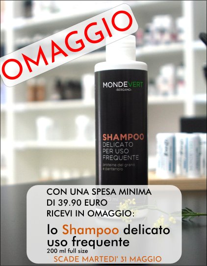 Shampoo MondeVert In OMAGGIO